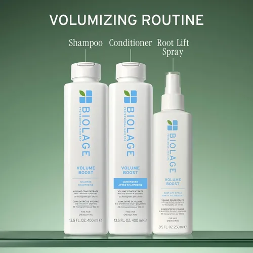 Vista 6 de Volume Boost Shampoo & Conditioner Set for Fine Hair – Creates Lasting, Lightweight Volume, Root Lift & Shine, With Cellulose and Peptides, Vegan