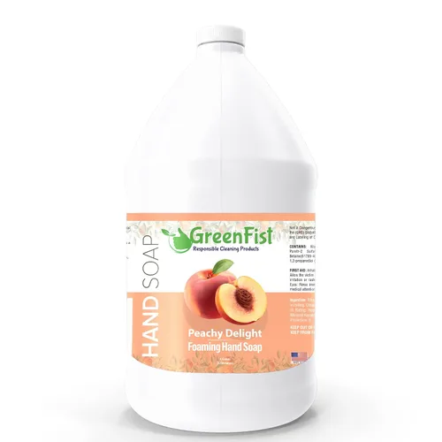 Vista 20 de Recargas de jabón de manos con espuma GreenFist Aroma a Almendra y Cereza Botella de espuma fabricada en EE. UU., 128 onzas (1 galón)