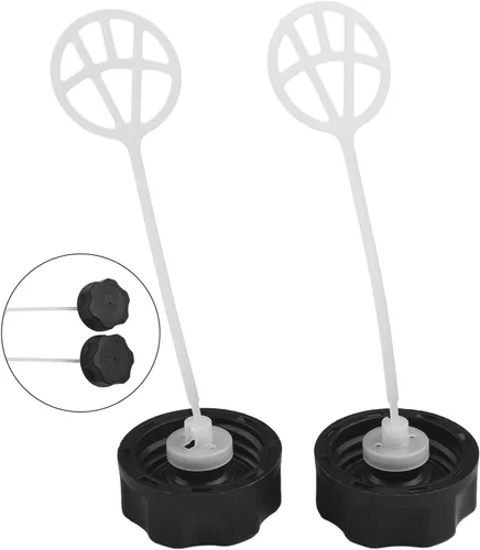 Vista 9 de Paquete de 4 tapas de combustible para desbrozadora de hilo con gas, tapa de combustible, tapas de tanque de combustible para desbrozadora de maleza