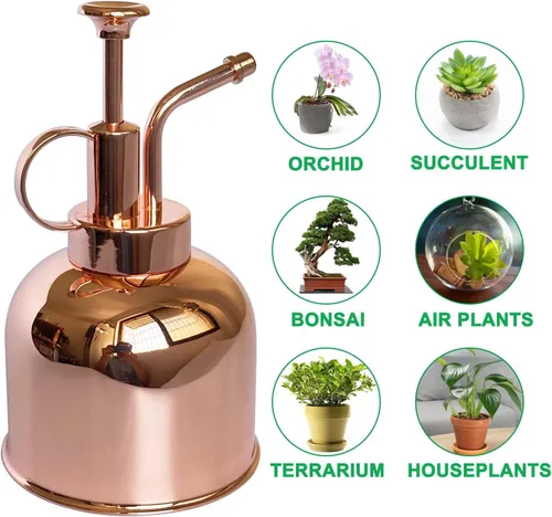 Vista 6 de Rociador de Plantas Botella Pulverizadora de Acero Inoxidable Pulverizador de Plantas, Regadera Pequeña Botella Rociadora de Plantas Herramientas