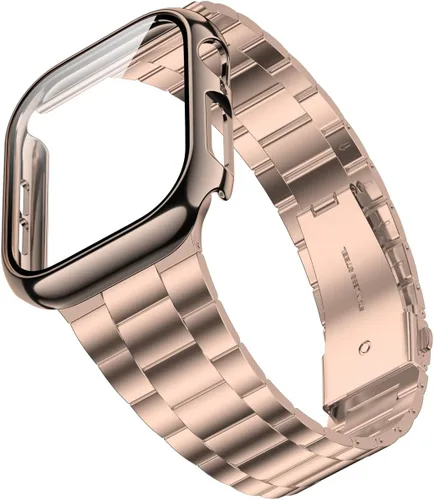 Vista 12 de Wolait Compatible con Apple Watch Band de 1.929 in 1.811 in 1.772 in 1.732 in 1.654 in 1.496 in 1.575 in 1.614 in, correas de acero inoxidable