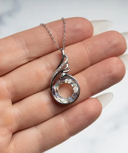 Vista 2 de My Love, Know That I am a Better Man Because You Came into My Life and Made Rising Phoenix Necklace, Wife Jewelry, Gag for Wife