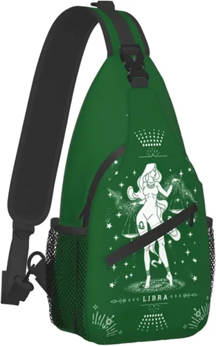 Vista 2 de Regalos del zodiaco para mujer, bolsa de pecho con correa del zodiaco, bolsas del zodiaco para mujer, bolsas cruzadas del zodiaco, bolsas cruzadas