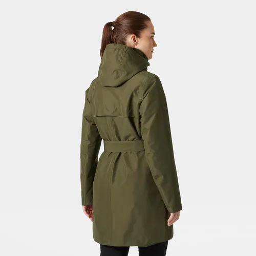 Vista 4 de Helly-Hansen Welsey Ii Trench - Chaqueta impermeable transpirable con aislamiento para mujer 431 Utility Verde