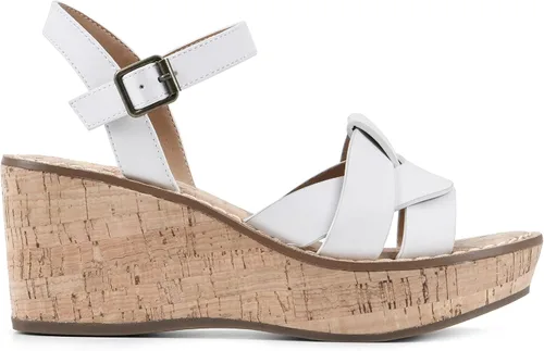 Vista 2 de WHITE MOUNTAIN Sandalia de cuña simple para mujer