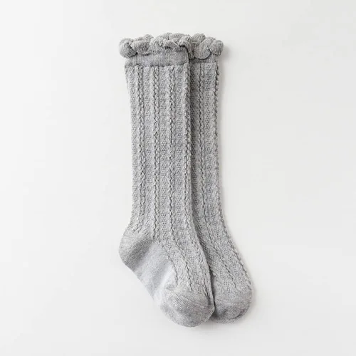 Vista 7 de DRESHOW BQUBO - Calcetines de vestir para bebé, calcetines de algodón para niñas pequeñas