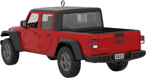 Vista 2 de Hallmark Keepsake Adorno de Navidad, año 2021, 2020 Jeep Gladiator Rubicon, Metal