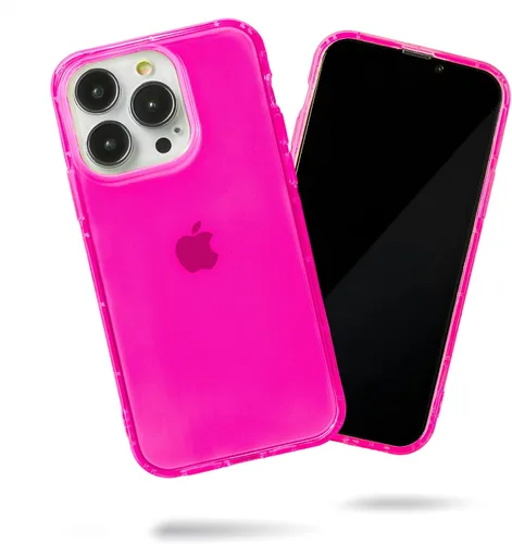 Vista 38 de SteepLab Neon Highlighter - Funda para iPhone 12 Pro Max, funda Grippy Jelly con bolsillos protectores de aire (amarillo neón llamativo)