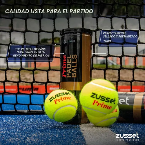Vista 6 de Padel Balls Prime High-Pressure Tournament Padel Ball (1,3,6,40Pack)