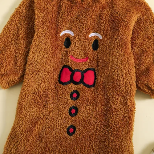 Vista 5 de Mameluco de manga larga para bebé, niña, niño, Halloween, overol de fantasma, mameluco de una pieza con capucha para otoño e invierno
