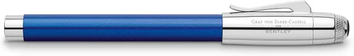 Vista 3 de Faber Castell 141740 - Bolígrafo estilográfico mediano, punta media, Bentley, colección Earl, color azul lentejuelas