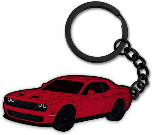 Vista 9 de Llavero para Dodge Challenger Hellcats Dakota Charger SRT Avenger Durango, accesorios Dodge Challenger 2015-2022