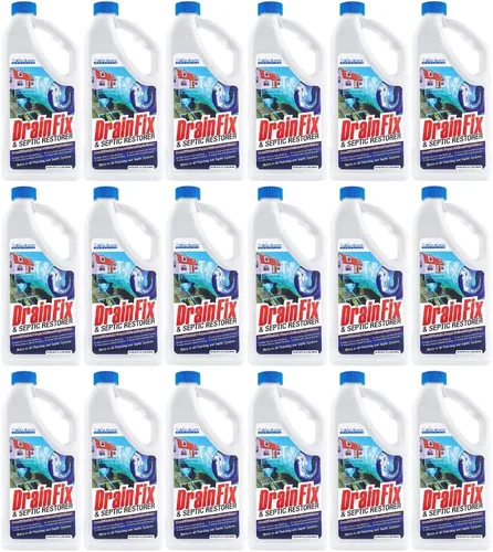 Vista 15 de DrainFix & Restorer séptico - 32 onzas líquidas. - Tratamiento de tanque séptico patentado Bac Enzyme Exxon Valdez, limpiador de drenaje