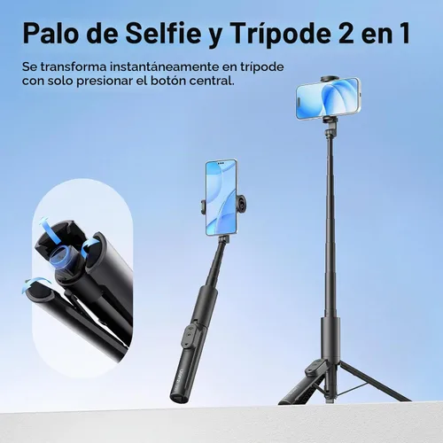 Vista 4 de ULANZI SK26 - Trípode para teléfono de 40 pulgadas con control remoto