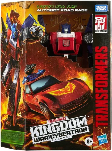 Vista 2 de Transformers Guerra por la trilogía Cybertron: Kingdom Deluxe Class Autobot Road Rage