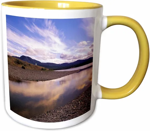 Vista 12 de 3dRose Canada, Newfoundland, Gros Morne. Trout River-CN05 PWA0114 - Patrick J. Wall 11oz Two-Tone Black Mug
