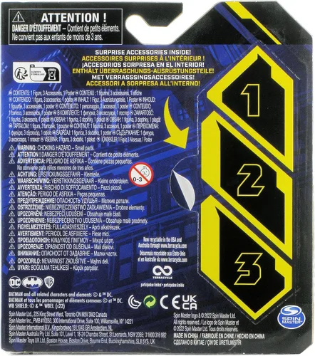 Vista 2 de DC Comics Spin Master - Figura de acción de Batman 2023 Nightwing de 4 pulgadas