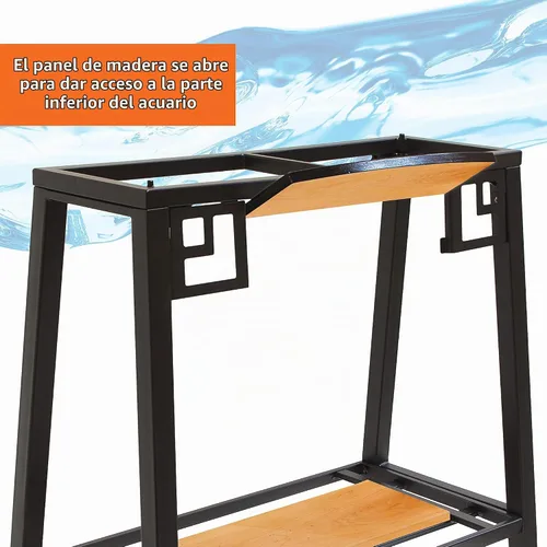 Vista 4 de Aqueon Soporte de metal para pecera de 10 galones