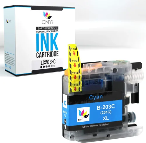 Vista 9 de LC203 - Cartucho de tinta de repuesto negro para Brother DCP-J4120DW, MFC-J4320DW, J4420DW, J460DW, J4620DW, J4625DW, J480DW, J485DW, J5320DW