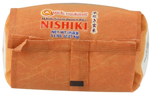 Vista 6 de Nishiki Arroz integral de cocción rápida, 5 libras