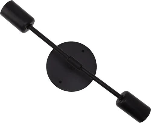 Vista 9 de Juego de 2 apliques de pared dobles para interiores, E27 E26, luces de pared modernas, 85 a 265 V, arriba y abajo, para sala de estar, dormitorio
