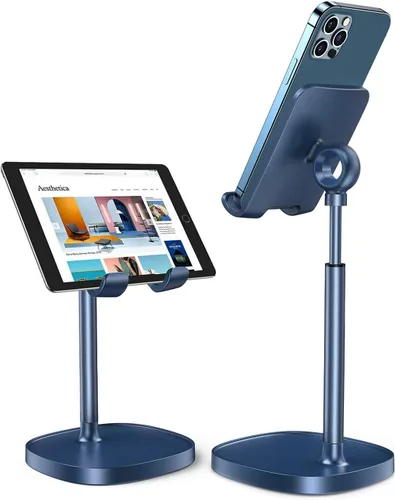 Vista 16 de LISEN - Soporte para teléfono celular, ajustable, accesorios para escritorio de oficina, para todos los teléfonos iPhone, iPhone 15, Switch, Kindle