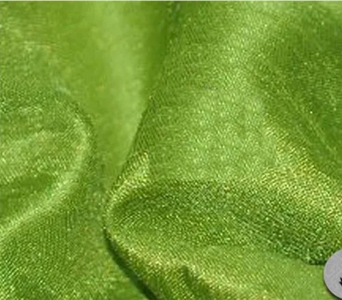 Vista 35 de Tela de satén Shantung sólida de 60 pulgadas de ancho vendido por yarda (verde manzana)