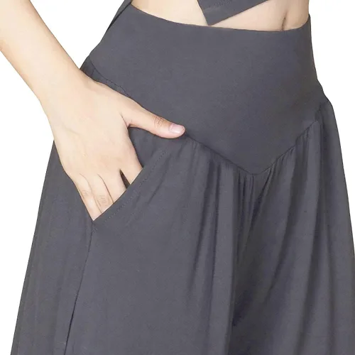 Vista 48 de Pantalones de algodón para mujer, elásticos, suaves, para yoga, deportes