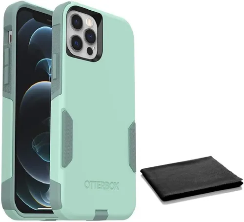 Vista 9 de Funda OtterBox Commuter Series para iPhone 12 e iPhone 12 Pro (solamente) - con paño de limpieza - empaque no minorista - Ballet Way (rosa)