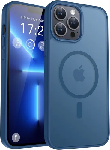 Vista 40 de Funda para teléfono Google Pixel 9 Pro XL, Compatible con Magnético, Protección contra Caídas de Grado Militar Translúcida Mate Resistente a Golpes