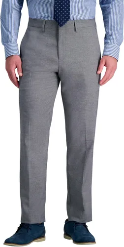 Vista 22 de Haggar Pantalones y Chaquetas de Traje por Separado Jmh Premium Stretch de Corte Entallado para Hombres Negro Sólido
