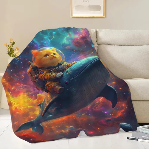 Vista 165 de Manta de águila con la bandera estadounidense y águila calva, regalos para niños, niñas, niños, adultos, mujeres y hombres, suave, acogedora, cálida