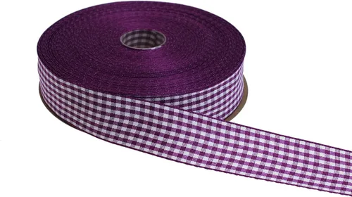 Vista 87 de Cinta a cuadros de 50 yardas cada rollo 100% poliéster con borde tejido (1/1-2 pulgadas x 50 yardas, negro)