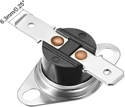 Vista 3 de uxcell KSD301 Termostato 104.0 °F/104°F 10A Normalmente Abierto N.O Ajuste Snap Disc Interruptor de Temperatura 2pcs, Material de Baquelita