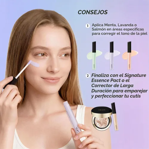 Vista 8 de LUNA Corrector de Larga Duración 03 Salmón Beige