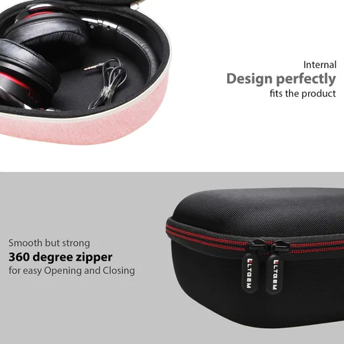 Vista 6 de Funda para auriculares y cascos compatible con JBL, Beats, Sony, Soundcore Anker, Raycon, TOZO, SteelSeries, Logitech, Jabra, Bose, Audio-Technica