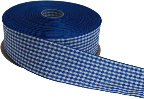 Vista 51 de Cinta a cuadros de 50 yardas cada rollo 100% poliéster con borde tejido (1/1-2 pulgadas x 50 yardas, negro)