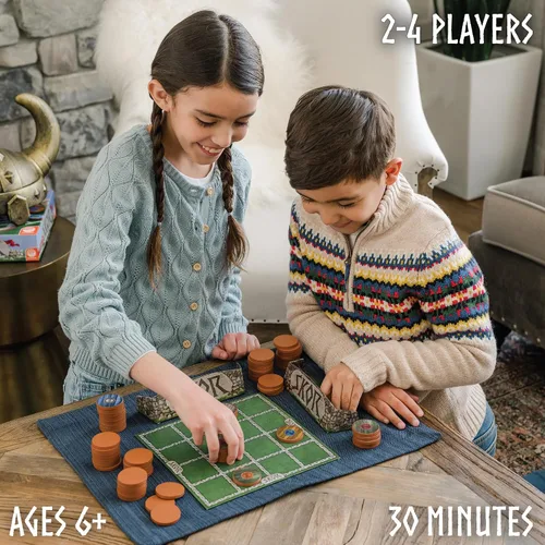 Vista 2 de MindWare Skor: Un juego de mesa de estrategia de apilamiento para niños de 6 años en adelante, apto para la familia, juegos de recolección