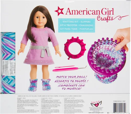 Vista 5 de American Girl Kit de tejer zapatillas