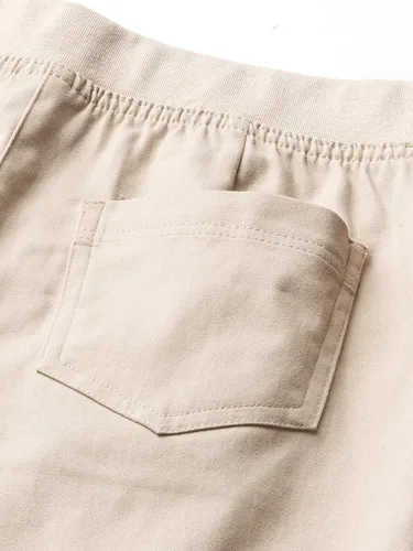 Vista 2 de Nautica Bermudas de uniforme escolar para niña, ajuste y material elástico, botón sintético y bolsillos funcionales