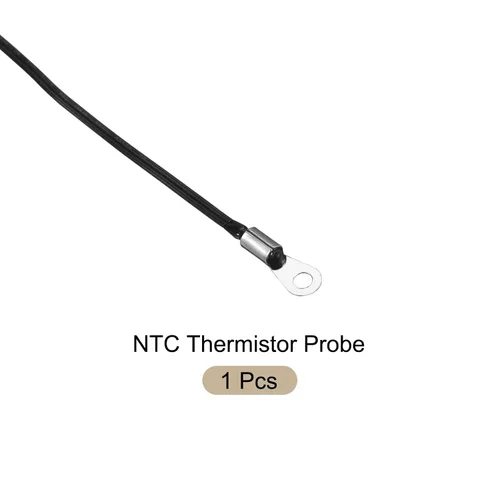 Vista 5 de Sonda de termistor NTC 10K 3.3ft impermeable de acero inoxidable sensor de temperatura, [para transmisor digital de temperatura]