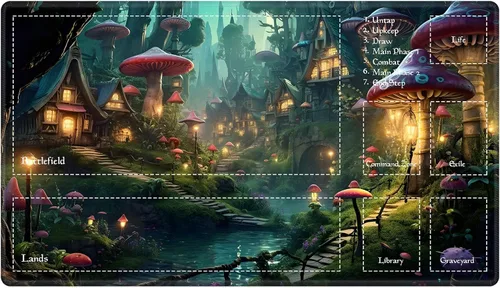 Vista 43 de Alfombra de juego con zonas para juego de cartas MTG, alfombras de juego de mesa, alfombras de juego de mesa de Magic, 61x35.5 cm, alfombra de juego