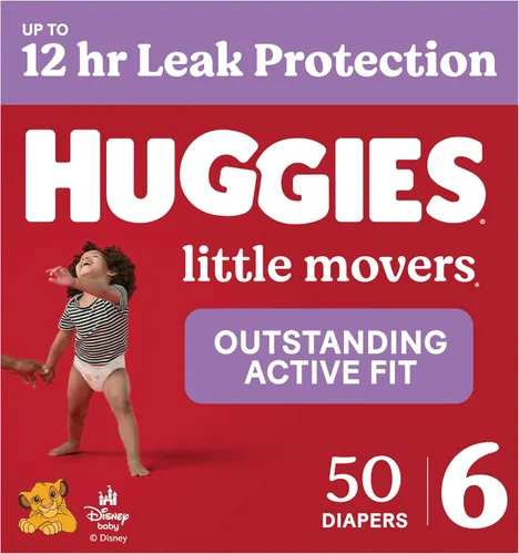 Vista 35 de Pañales Huggies tamaño 3, Little Movers para bebés, talla 3 (16-28 libras), 25 unidades, el empaque puede variar