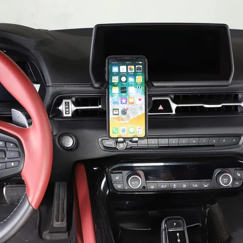 Vista 6 de Soporte de teléfono celular con salida de aire ABS para Toyota Supra GR A90 A91 MK5 2019 2020 2021 2022