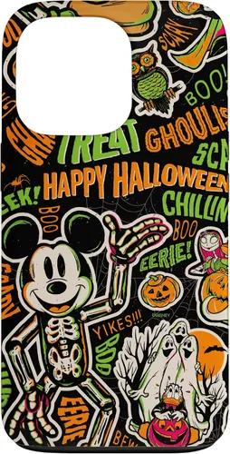 Vista 10 de Funda para iPhone 13 Pro Max Disney 100 Mickey Nightmare Before Christmas Halloween D100