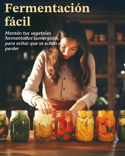 Vista 6 de Elementi Juego de 2 pesas de fermentación de vidrio fáciles de usar, ajuste perfecto para frascos Mason de boca ancha, kit de fermentación de vidrio
