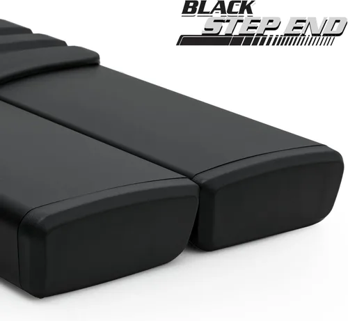 Vista 8 de M-Auto Estribos laterales de 6 pulgadas compatibles con Chevy Silverado GMC Sierra 1500 2500HD 3500HD 2019-2025, cabina extendida, barras Nerf