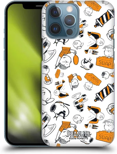 Vista 44 de Head Case Designs Carcasa rígida con licencia oficial de Peanuts Charlie Brown Chuck Barber Shop compatible con Apple iPhone 7/8/SE 2020 y 2022