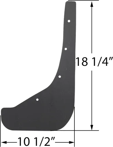 Vista 4 de Juego de guardabarros ABS Corvette Splash Guards – Compatible con delantero y trasero 1984–1996 C4