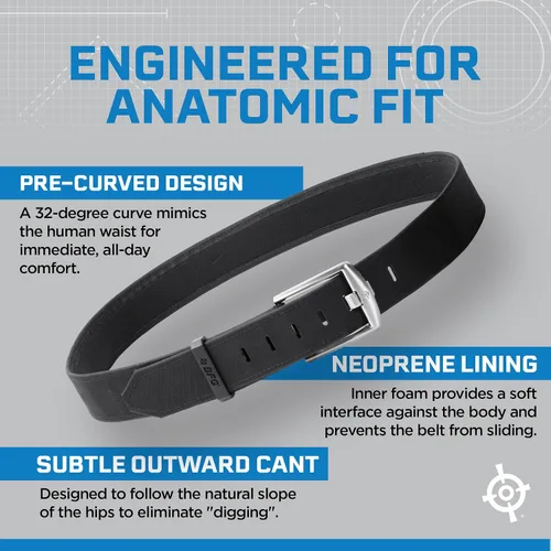 Vista 3 de Blue Force Gear FORM Belt – Cinturón CCW y EDC resistente, hebilla extraíble de 1.5